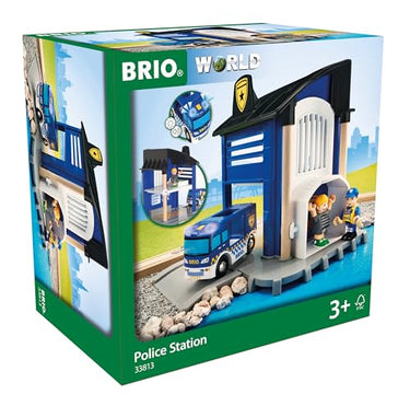 BRIO 63381300 Railway 33813 - Police Station with Emergency Vehicle on Sale